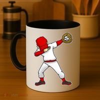 Dabbing Baseball Player Coffee Mug thumb 4