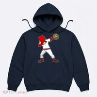 Dabbing Baseball Player Hoodie thumb 0