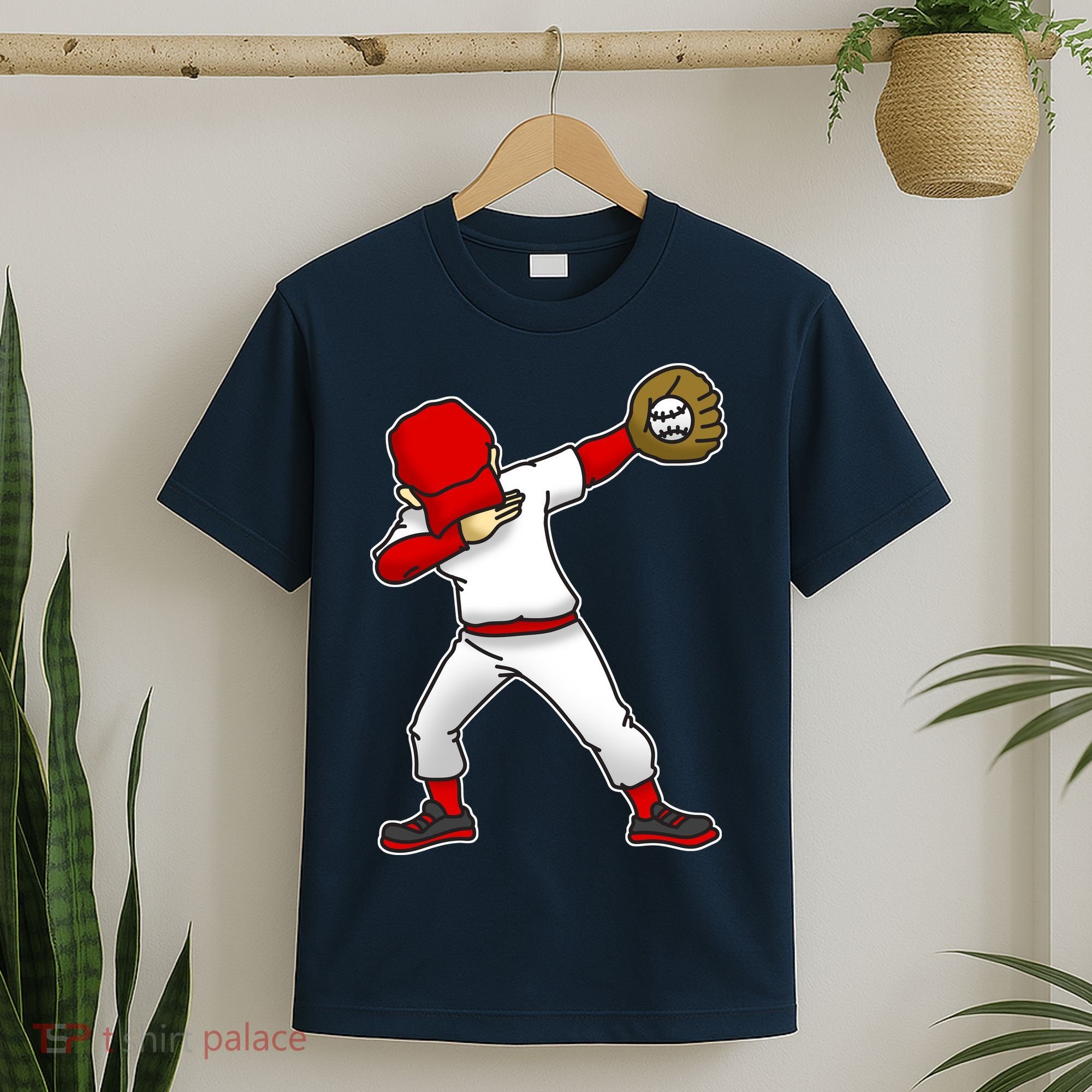 Dabbing Baseball Player T-Shirt