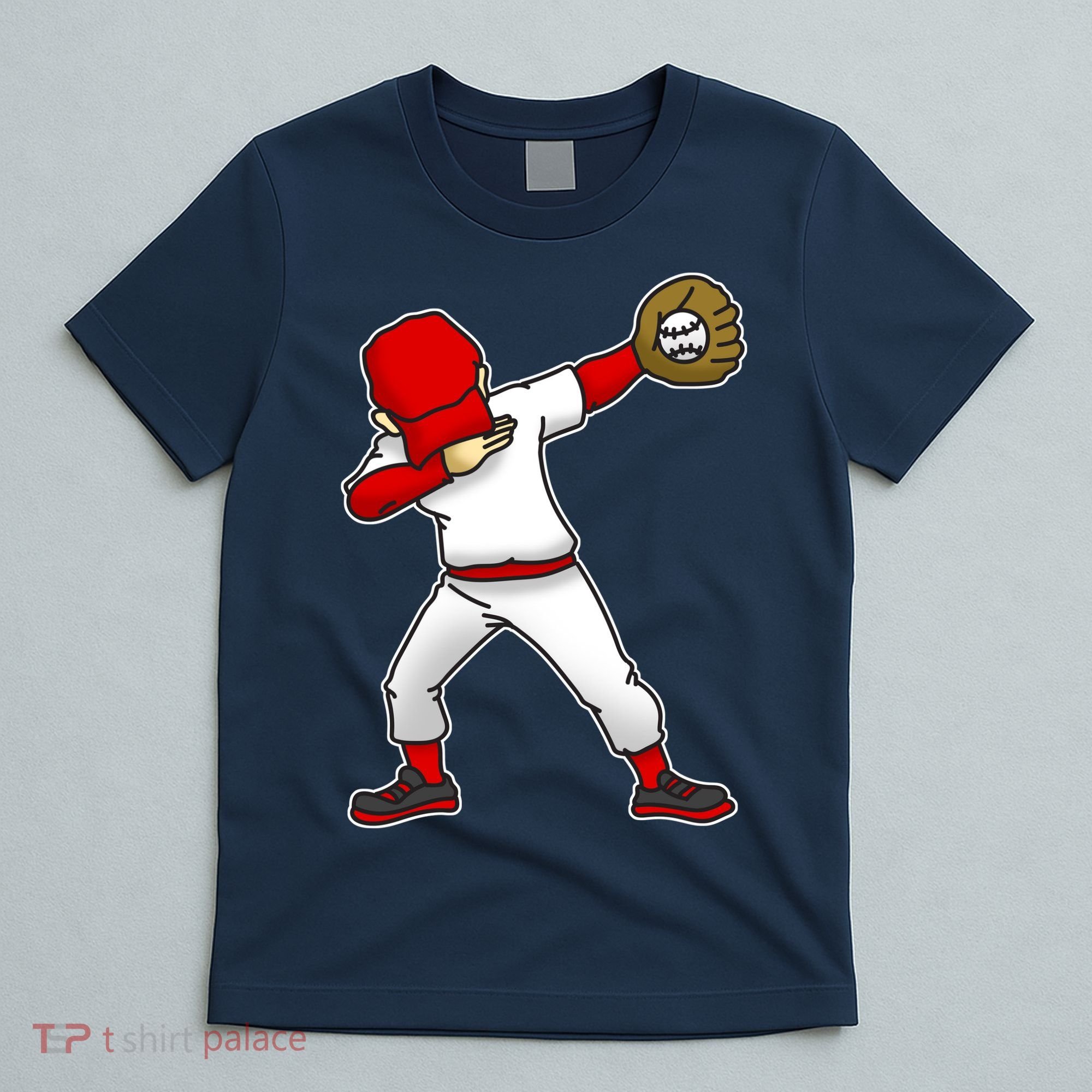 Dabbing Baseball Player T-Shirt