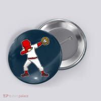 Dabbing Baseball Player Button thumb 0