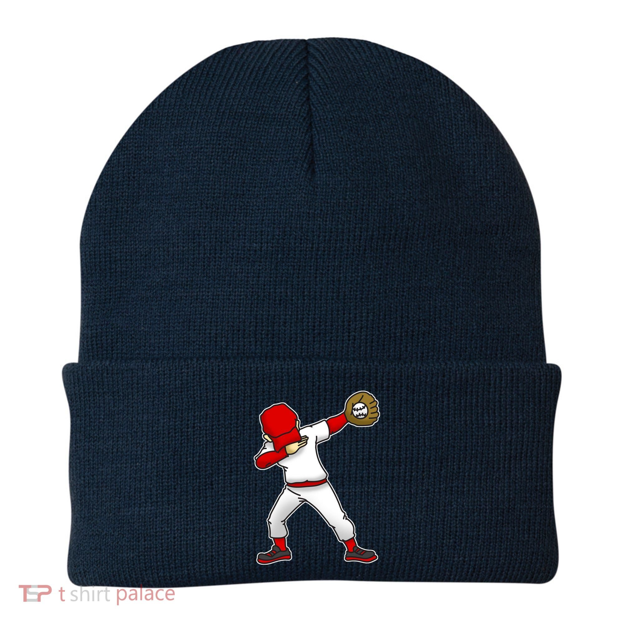 Dabbing Baseball Player Beanie