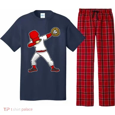 Dabbing Baseball Player Pajama Set