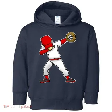 Dabbing Baseball Player Toddler Hoodie