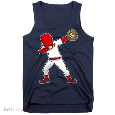 Dabbing Baseball Player Tank Top