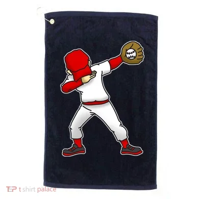 Dabbing Baseball Player Golf Towel