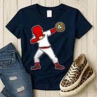 Dabbing Baseball Player Women's T-Shirt thumb 3