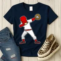 Dabbing Baseball Player Women's T-Shirt thumb 3