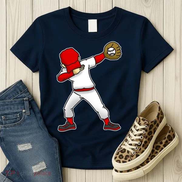 Dabbing Baseball Player Women's T-Shirt