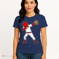 Dabbing Baseball Player Women's T-Shirt thumb 4