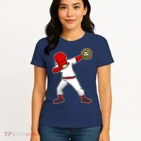 Dabbing Baseball Player Women's T-Shirt thumb 4