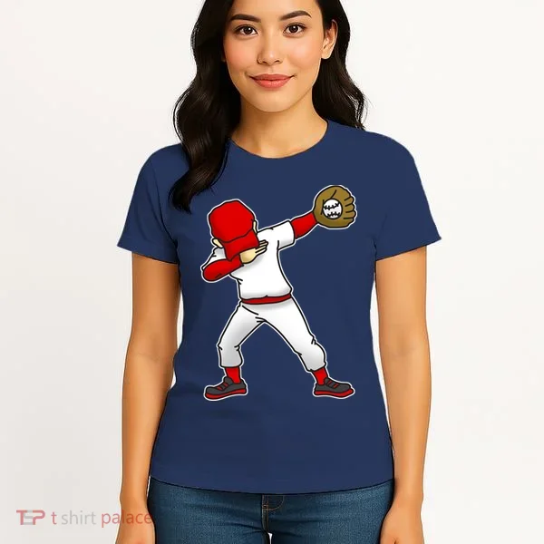 Dabbing Baseball Player Women's T-Shirt