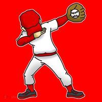 Dabbing Baseball Player Santa Hat thumb 1