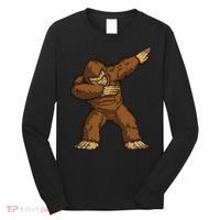 Dabbing Bigfoot Long Sleeve Shirt thumb 0