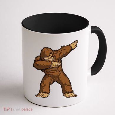 Dabbing Bigfoot Coffee Mug back