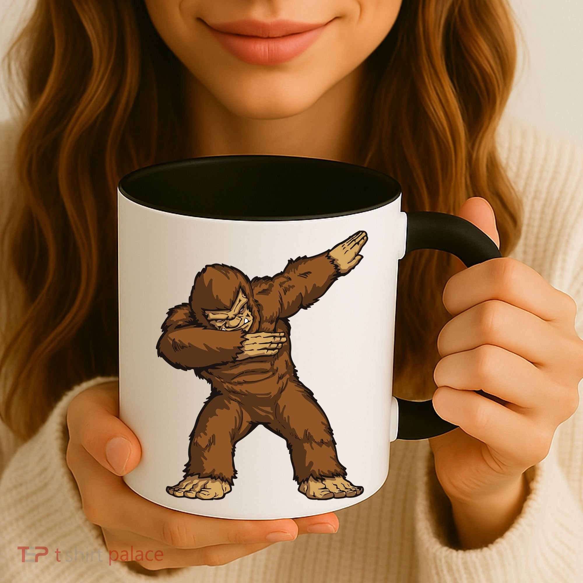 Dabbing Bigfoot Coffee Mug