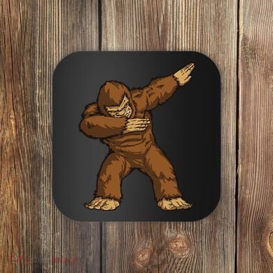 Dabbing Bigfoot Coaster