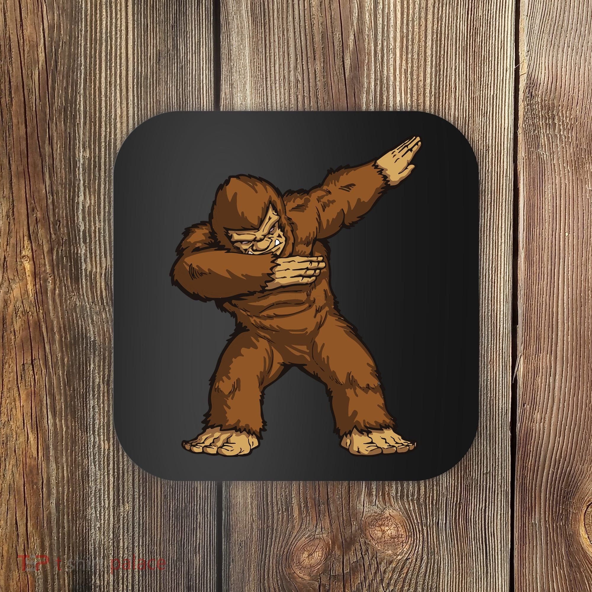 Dabbing Bigfoot Coaster
