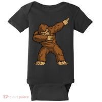 Dabbing Bigfoot Baby Bodysuit thumb 0