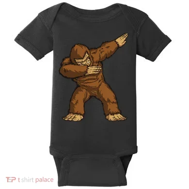 Dabbing Bigfoot Baby Bodysuit