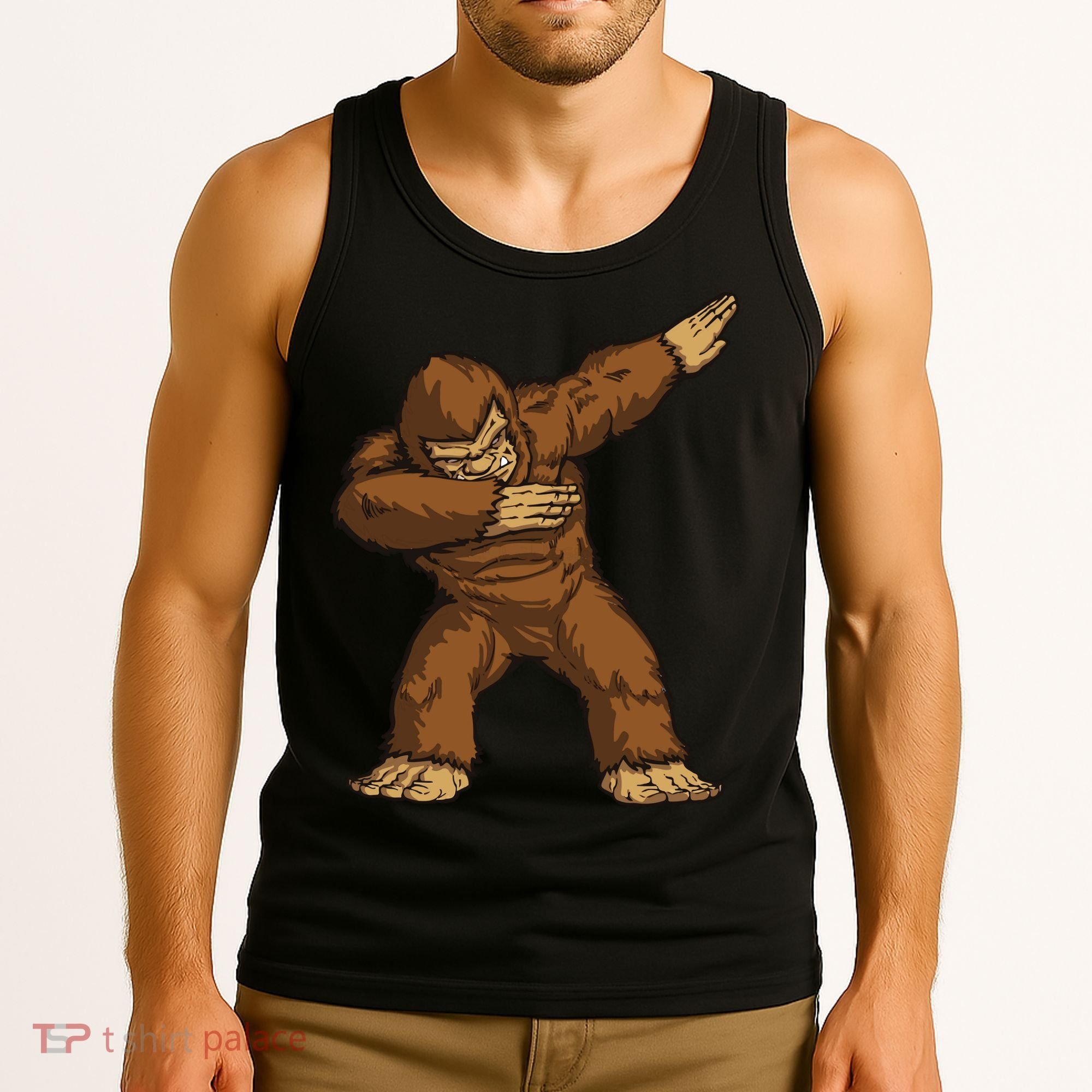 Dabbing Bigfoot Tank Top