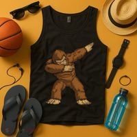 Dabbing Bigfoot Tank Top thumb 4