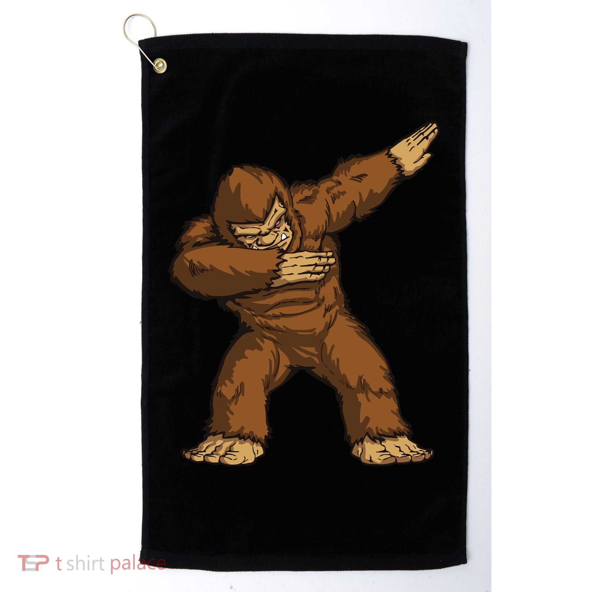 Dabbing Bigfoot Golf Towel