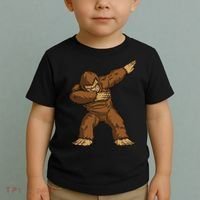 Dabbing Bigfoot Toddler T-Shirt thumb 2