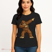 Dabbing Bigfoot Women's T-Shirt thumb 4