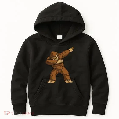 Dabbing Bigfoot Kids Hoodie