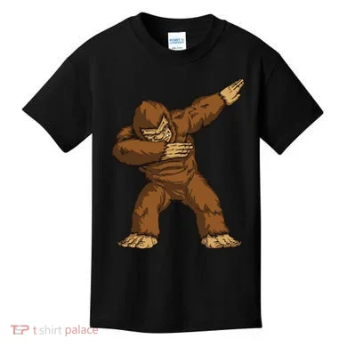 Dabbing Bigfoot Kids T-Shirt