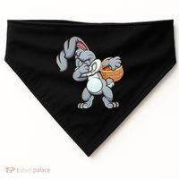 Dabbing Bunny USA-Made Doggie Bandana thumb 0