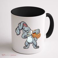 Dabbing Bunny Coffee Mug thumb 1