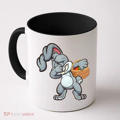 Dabbing Bunny Coffee Mug