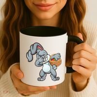 Dabbing Bunny Coffee Mug thumb 3