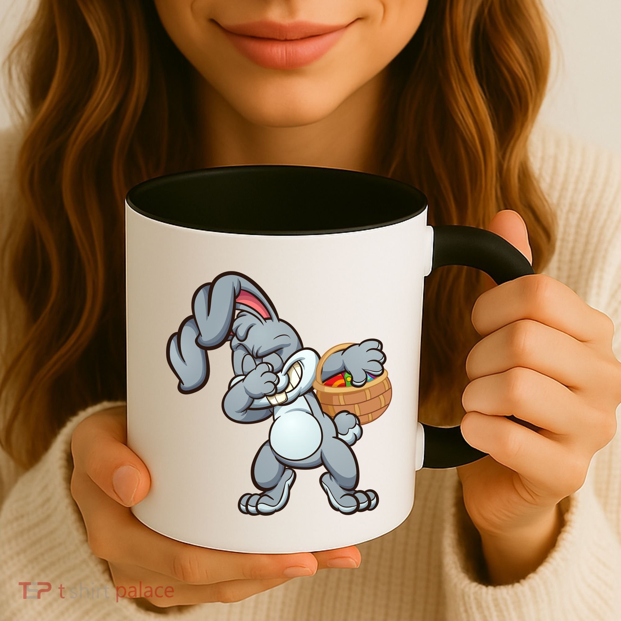 Dabbing Bunny Coffee Mug