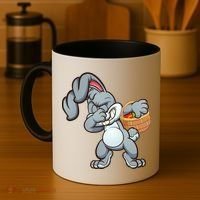 Dabbing Bunny Coffee Mug thumb 4