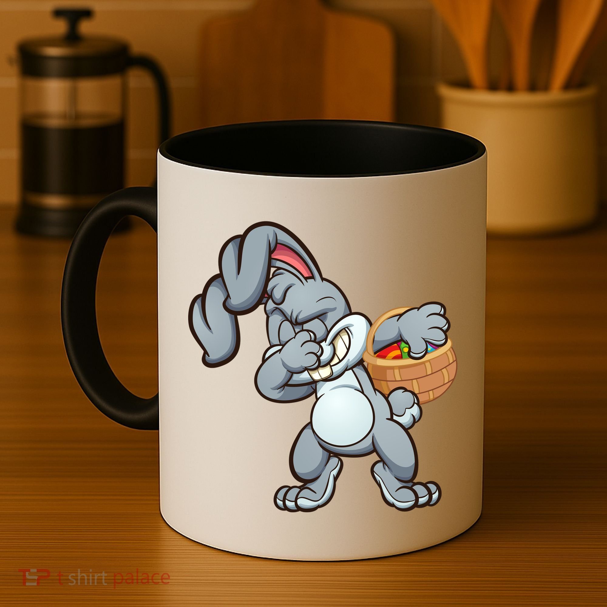 Dabbing Bunny Coffee Mug