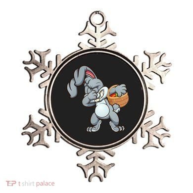 Dabbing Bunny Ornament