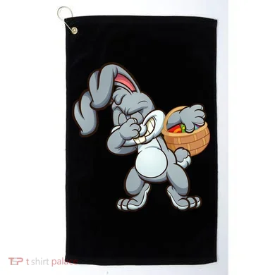 Dabbing Bunny Golf Towel