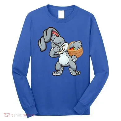 Dabbing Bunny Long Sleeve Shirt