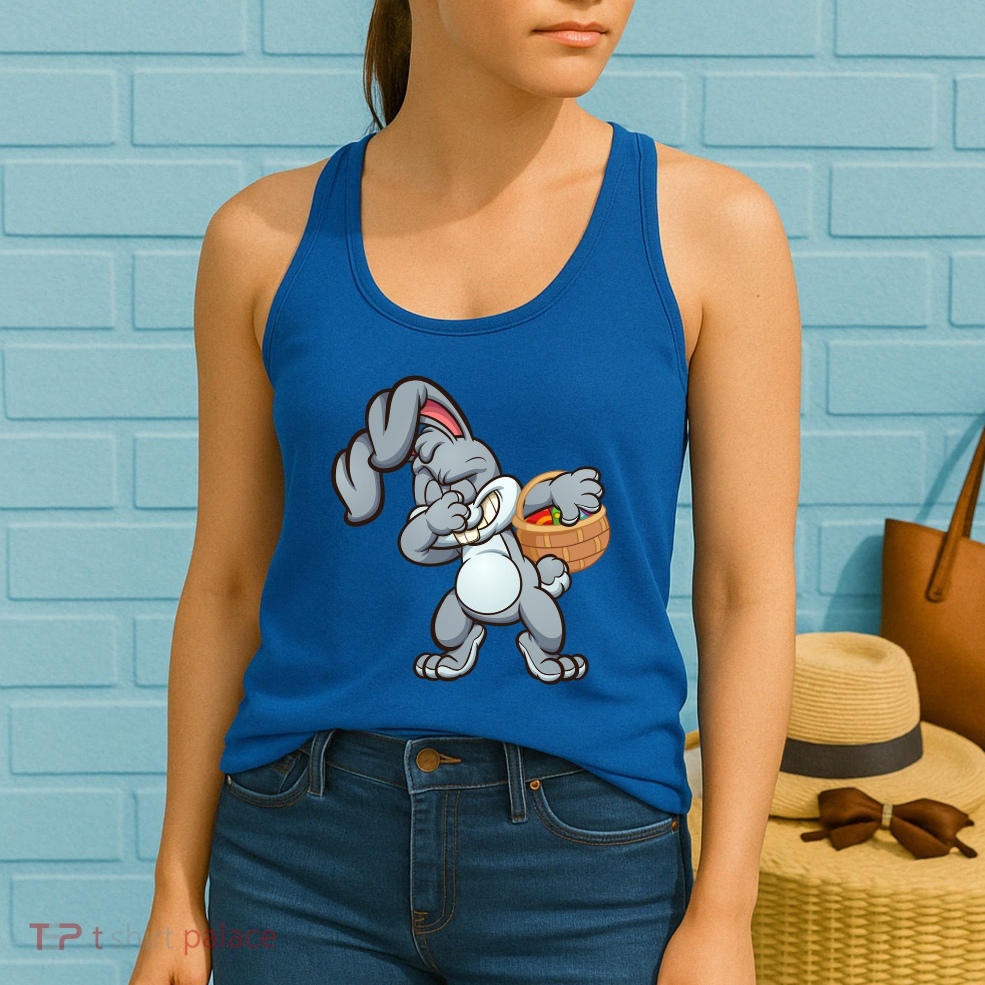Dabbing Bunny Women's Tank Top