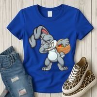 Dabbing Bunny Women's T-Shirt thumb 3