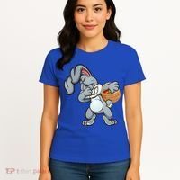 Dabbing Bunny Women's T-Shirt thumb 4