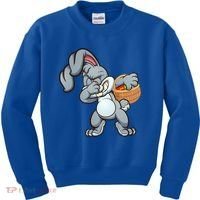 Dabbing Bunny Kids Sweatshirt thumb 0