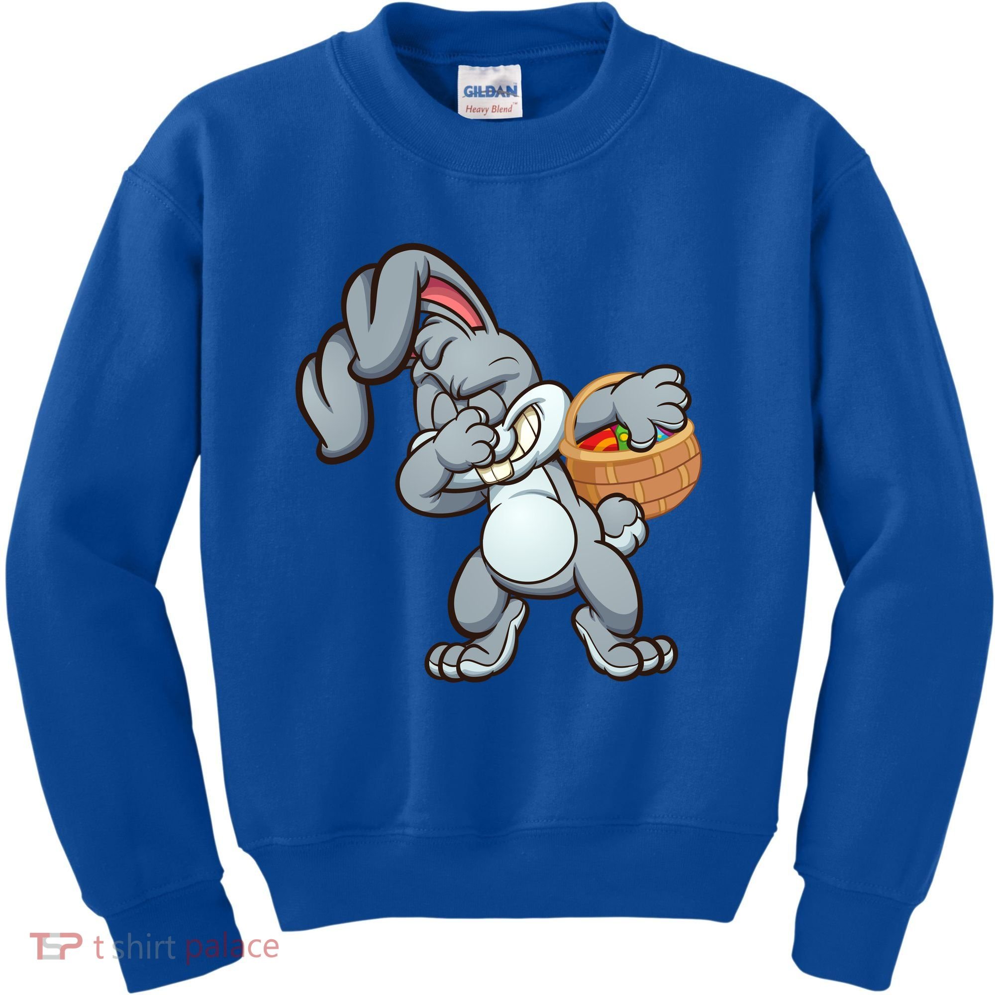Dabbing Bunny Kids Sweatshirt