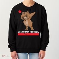 Dabbing California Republic Bear Women's Sweatshirt thumb 0
