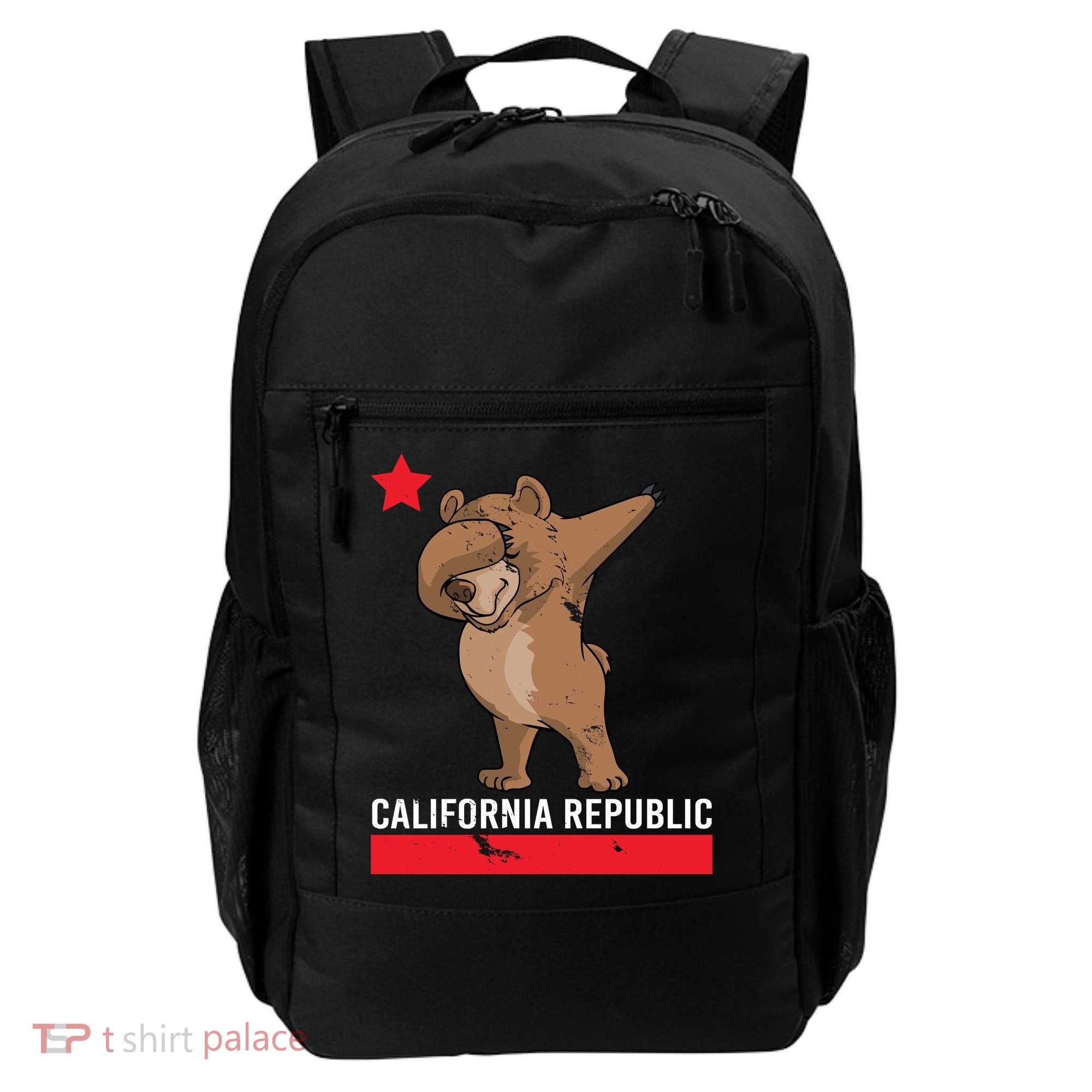Dabbing California Republic Bear Backpack
