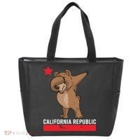 Dabbing California Republic Bear Tote Bag thumb 0