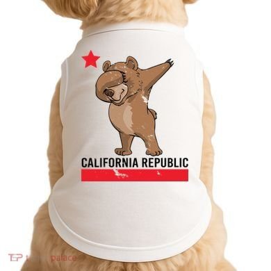 Dabbing California Republic Bear Doggie Tank